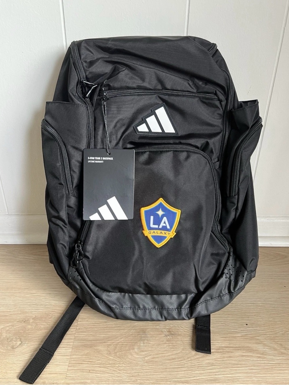 NEW! LA Galaxy Adidas 5 Star Team 2 Backpack